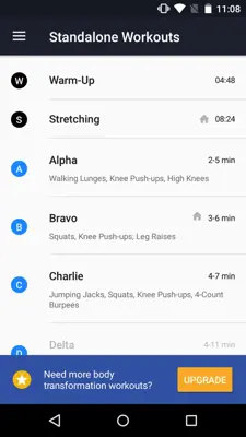 Runtastic Results Training App android App screenshot 1